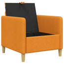 Sofa med opbevaring Mørk Gul 72 x 78 x 87 cm Polyester