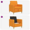 Sofa med opbevaring Mørk Gul 72 x 78 x 87 cm Polyester