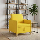 Sofa med opbevaring Lys Gul 72 x 78 x 87 cm Polyester
