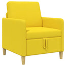Sofa med opbevaring Lys Gul 72 x 78 x 87 cm Polyester