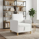 Sofa med opbevaring Hvid 72 x 78 x 87 cm Polyester