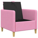 Sofa med opbevaring Lyserød 72 x 78 x 87 cm Polyester