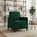 Sofa med opbevaring Mørkegrøn 72 x 78 x 87 cm Polyester