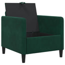 Sofa med opbevaring Mørkegrøn 72 x 78 x 87 cm Polyester