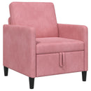Sofa med opbevaring Lyserød 72 x 78 x 87 cm Polyester