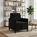 Sofa med opbevaring Sort 72 x 78 x 87 cm Polyester