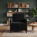 Sofa med opbevaring Sort 72 x 78 x 87 cm Polyester
