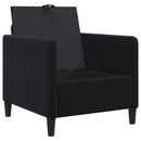 Sofa med opbevaring Sort 72 x 78 x 87 cm Polyester