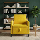 Sofa med opbevaring Gul 72 x 78 x 87 cm Polyester