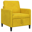 Sofa med opbevaring Gul 72 x 78 x 87 cm Polyester