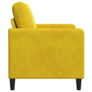 Sofa med opbevaring Gul 72 x 78 x 87 cm Polyester
