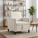 Sofa med opbevaring Cremefarvet 72 x 78 x 87 cm Polyester