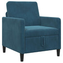Sofa med opbevaring Blå 72 x 78 x 87 cm Polyester