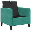 Sofa med opbevaring Turkis 72 x 78 x 87 cm Polyester