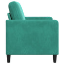 Sofa med opbevaring Turkis 72 x 78 x 87 cm Polyester