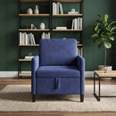 Sofa med opbevaring Politi blå 72 x 78 x 87 cm Polyester