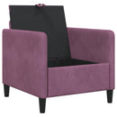 Sofa med opbevaring Lilla 72 x 78 x 87 cm Polyester