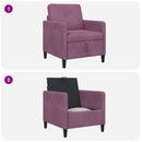 Sofa med opbevaring Lilla 72 x 78 x 87 cm Polyester