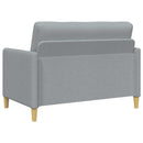 Sofa med opbevaring Lysegrå 122 x 78 x 87 cm Polyester