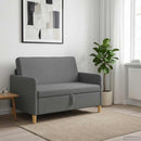 Sofa med opbevaring Mørkegrå 122 x 78 x 87 cm Polyester