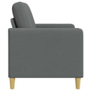 Sofa med opbevaring Mørkegrå 122 x 78 x 87 cm Polyester