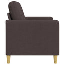 Sofa med opbevaring Mørk Brun 122 x 78 x 87 cm Polyester