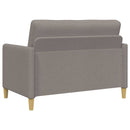 Sofa med opbevaring Gråbrun 122 x 78 x 87 cm Polyester
