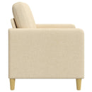 Sofa med opbevaring Cremefarvet 122 x 78 x 87 cm Polyester