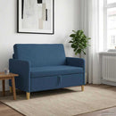 Sofa med opbevaring Blå 122 x 78 x 87 cm Polyester