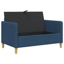 Sofa med opbevaring Blå 122 x 78 x 87 cm Polyester