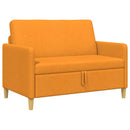 Sofa med opbevaring Mørk Gul 122 x 78 x 87 cm Polyester