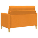 Sofa med opbevaring Mørk Gul 122 x 78 x 87 cm Polyester