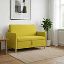 Sofa med opbevaring Lys Gul 122 x 78 x 87 cm Polyester