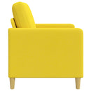 Sofa med opbevaring Lys Gul 122 x 78 x 87 cm Polyester