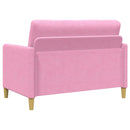 Sofa med opbevaring Lyserød 122 x 78 x 87 cm Polyester