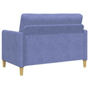 Sofa med opbevaring Jeans blå 122 x 78 x 87 cm Polyester