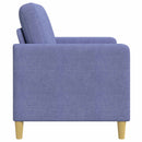 Sofa med opbevaring Jeans blå 122 x 78 x 87 cm Polyester