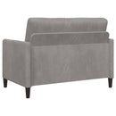 Sofa med opbevaring Lysegrå 122 x 78 x 87 cm Polyester
