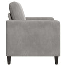 Sofa med opbevaring Lysegrå 122 x 78 x 87 cm Polyester