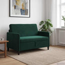 Sofa med opbevaring Mørkegrøn 122 x 78 x 87 cm Polyester