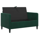 Sofa med opbevaring Mørkegrøn 122 x 78 x 87 cm Polyester