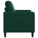 Sofa med opbevaring Mørkegrøn 122 x 78 x 87 cm Polyester