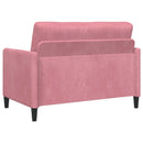 Sofa med opbevaring Lyserød 122 x 78 x 87 cm Polyester