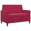 Sofa med opbevaring Vinrød 122 x 78 x 87 cm Polyester
