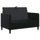 Sofa med opbevaring Sort 122 x 78 x 87 cm Polyester