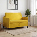 Sofa med opbevaring Gul 122 x 78 x 87 cm Polyester