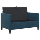 Sofa med opbevaring Blå 122 x 78 x 87 cm Polyester