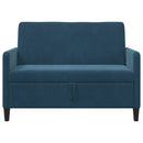 Sofa med opbevaring Blå 122 x 78 x 87 cm Polyester