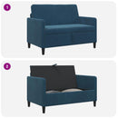 Sofa med opbevaring Blå 122 x 78 x 87 cm Polyester