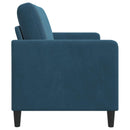 Sofa med opbevaring Blå 122 x 78 x 87 cm Polyester